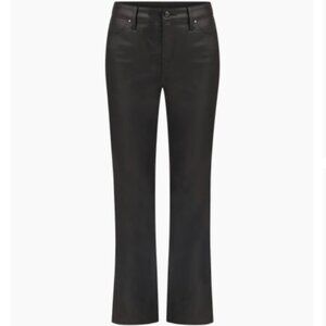 Chico's Coated Girlfriend Cropped Flare Jeans Size 00-0/2-xs. NWT